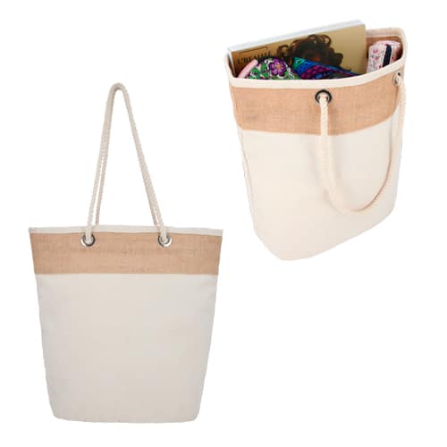 BL 106 Bolsa Grecia  (Unico / algodón / yute)