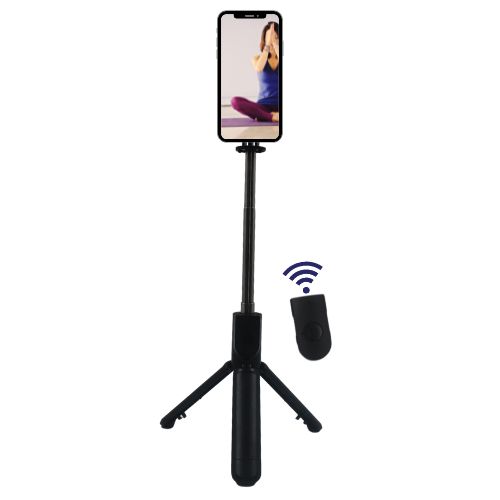xr:d:DAFKFsep1Ik:25,j:33991501621,t:22082917 Tripode Bluetooth Selfie Stick (TEC018-NE-U) Negro