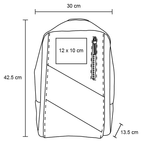 BL 109 Mochila Croxs (Gris / poliéster)