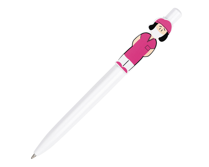 Bolígrafo de Plástico Dra. Pen A2261 Blanco (Plástico)