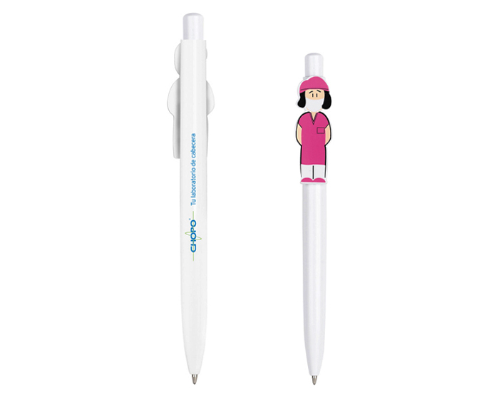Bolígrafo de Plástico Dra. Pen A2261 Blanco (Plástico)