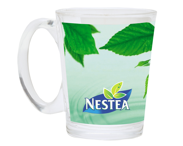 Taza de Vidrio de Sublimación 10 oz Dana A2382 Transparente (Vidrio)