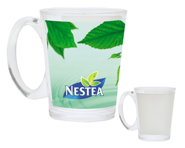 Taza de Vidrio de Sublimación 10 oz Dana A2382 Transparente (Vidrio)