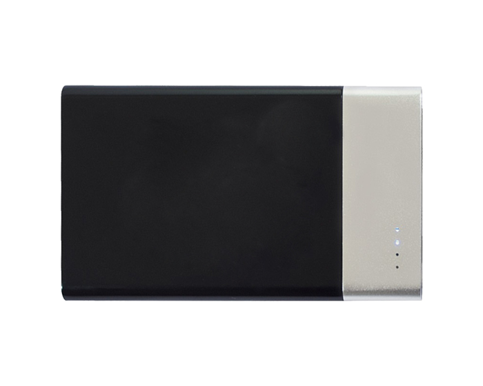 Batería Portátil con Luz Cap. 4000 mah Potenz A2493 Negro (Plástico abs / aluminio)