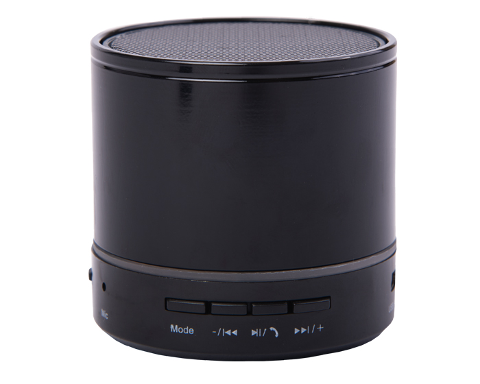 Bocina Bluetooth Manos Libres con Luz Silk A2561 Negro (Metal)