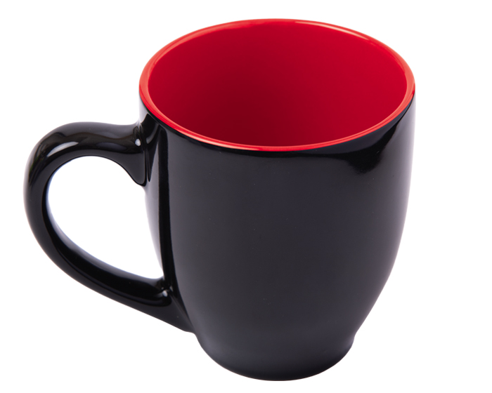 Taza Bicolor 15 oz Sora A2634 Rojo (Cerámica)