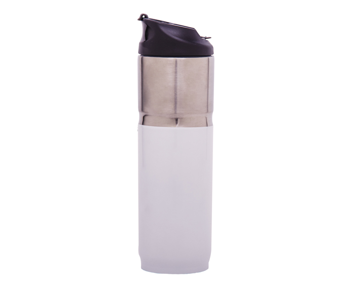 Termo de Acero Inoxidable de 480 ml. Fred A2679 Blanco (Acero inoxidable)
