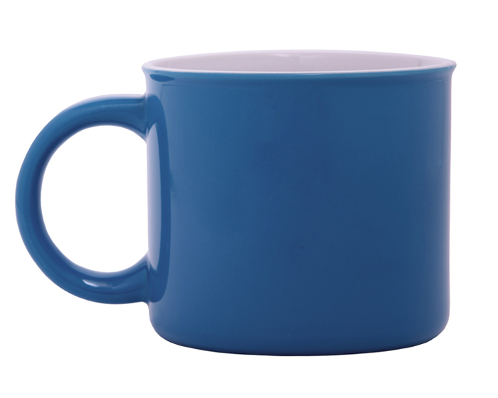 Taza Bicolor 15 oz Tammy A2716 Azul Claro (Cerámica)