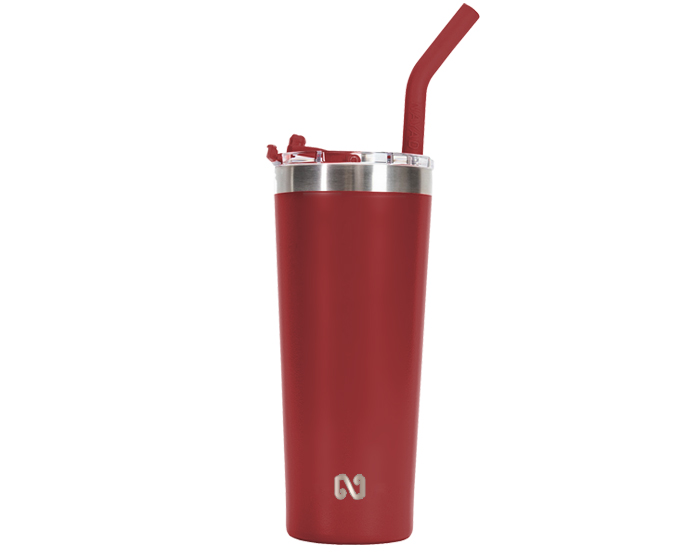 Termo Doble Pared Acero Inoxidable 22 oz. Nayad Trouper A2779 Rojo (Acero inoxidable / tritan)