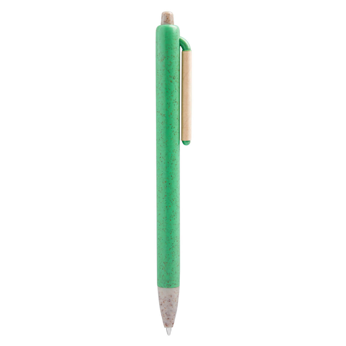 ECO 090 V – Bolígrafo Kibrit Verde (Verde / fibra de trigo / plastico / carton)