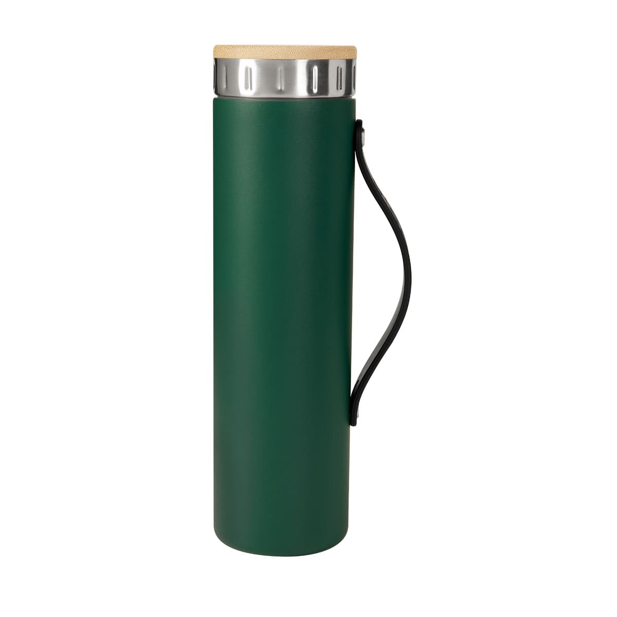 ELM 002 V – Termo Iconic Verde (Verde / acero inoxidable / bambu / silicon)