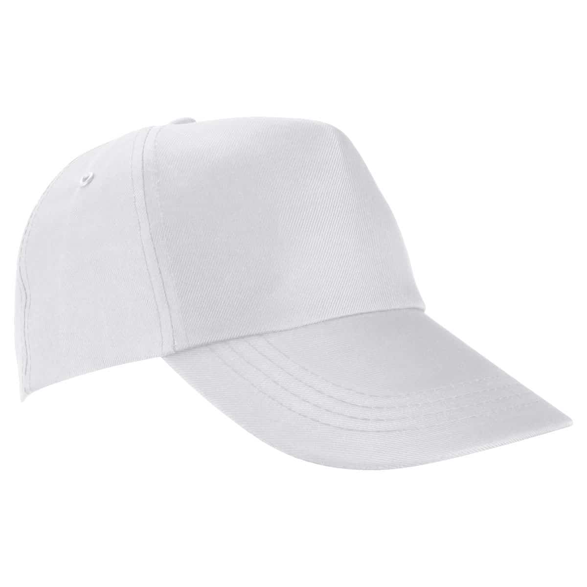 GEP 005 B – Gorra Mosella Blanco (Blanco / poliester)