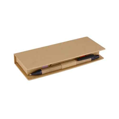 HL 61200 BE – Porta Notas Inzia (Beige / carton / papel / plastico)