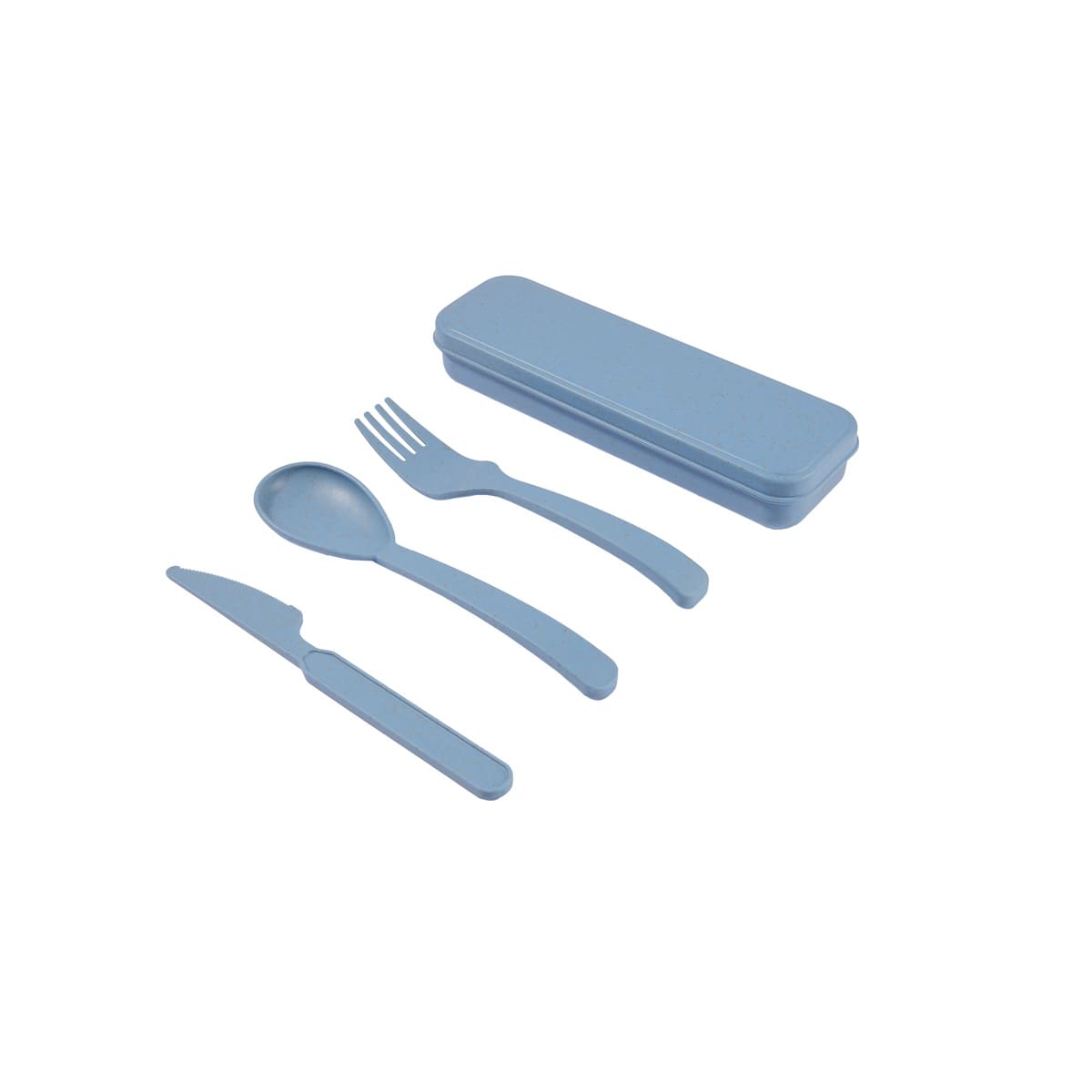 KTC 590 A – Set de Cubiertos Thai Azul (Azul / plastico / fibra de trigo)