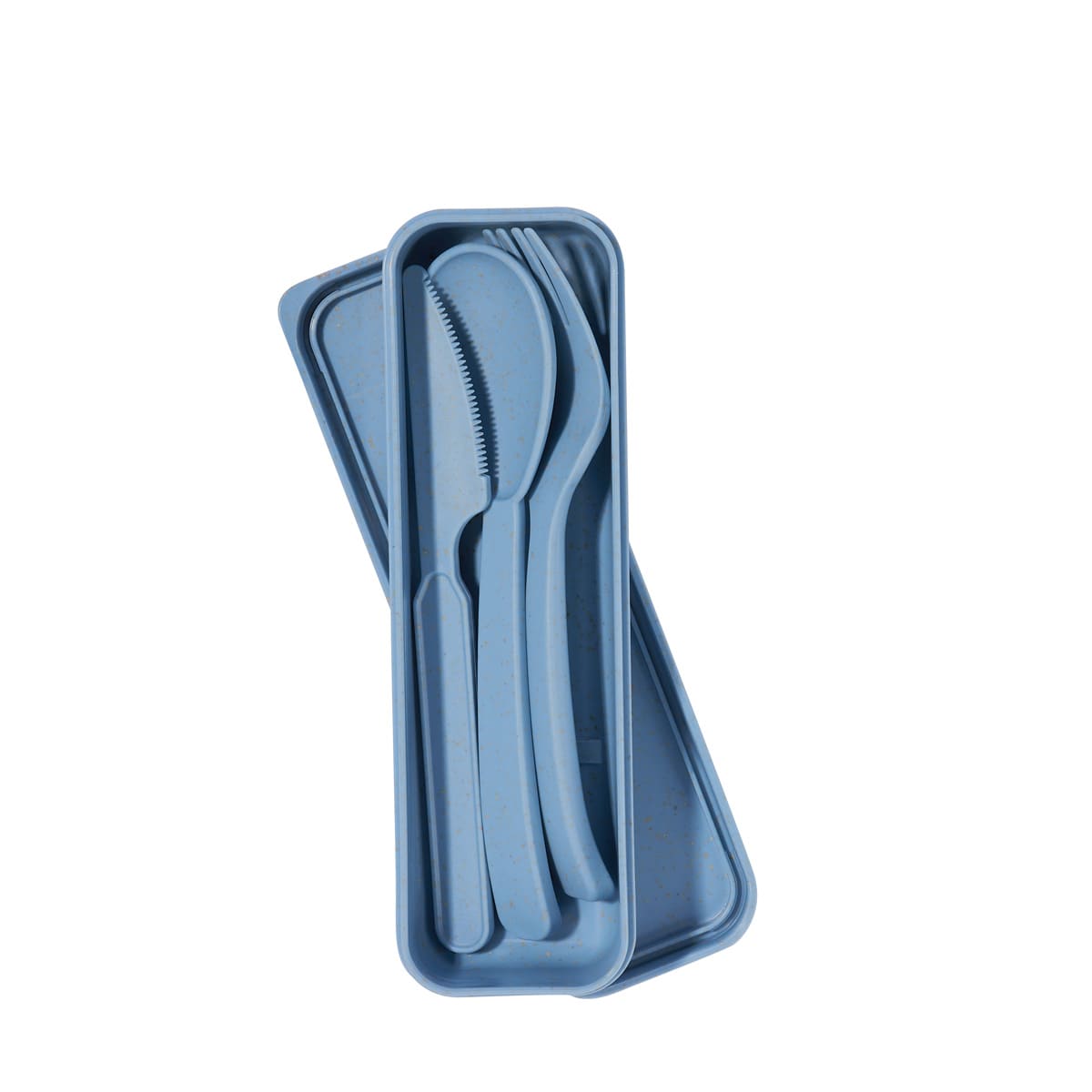 KTC 590 A – Set de Cubiertos Thai Azul (Azul / plastico / fibra de trigo)
