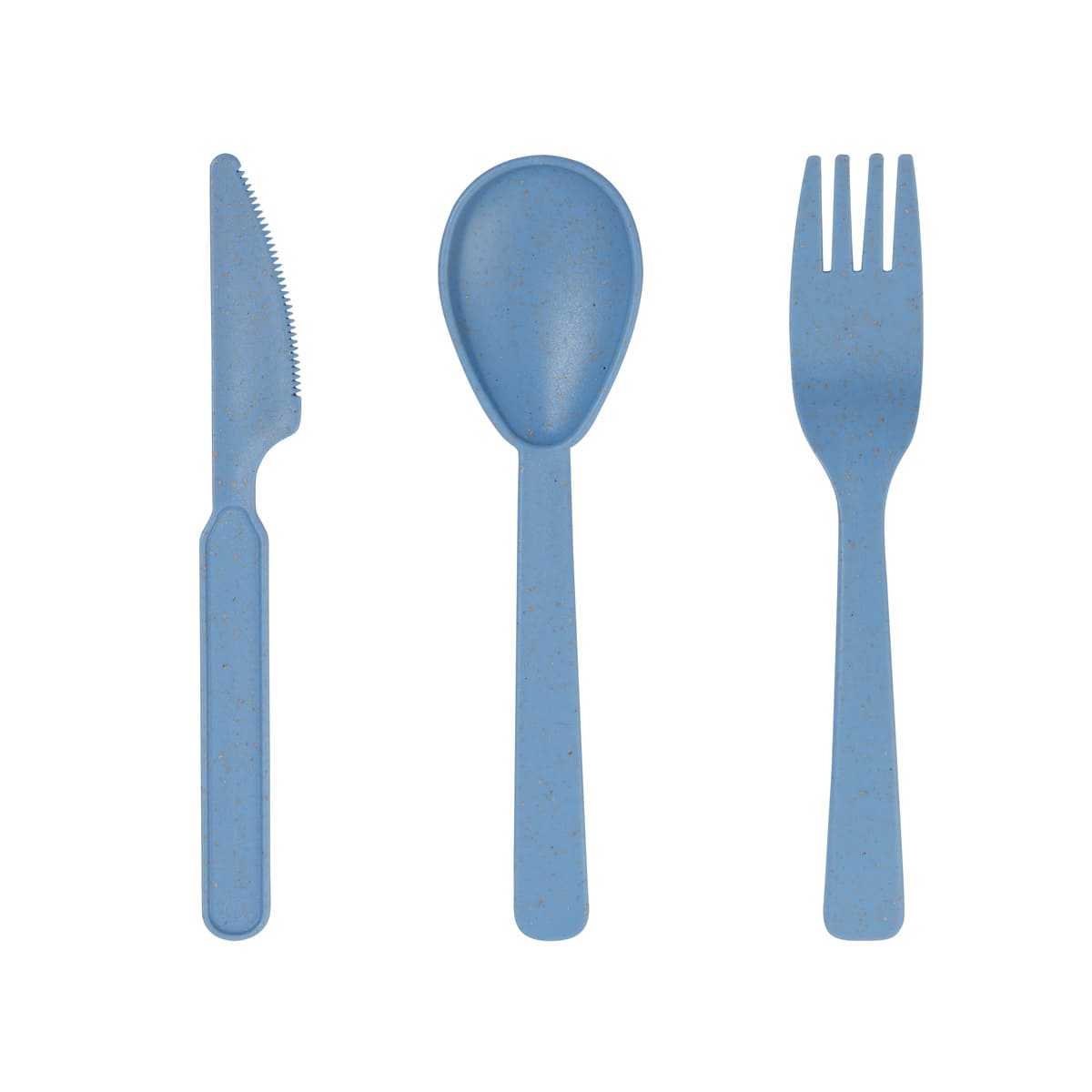 KTC 590 A – Set de Cubiertos Thai Azul (Azul / plastico / fibra de trigo)