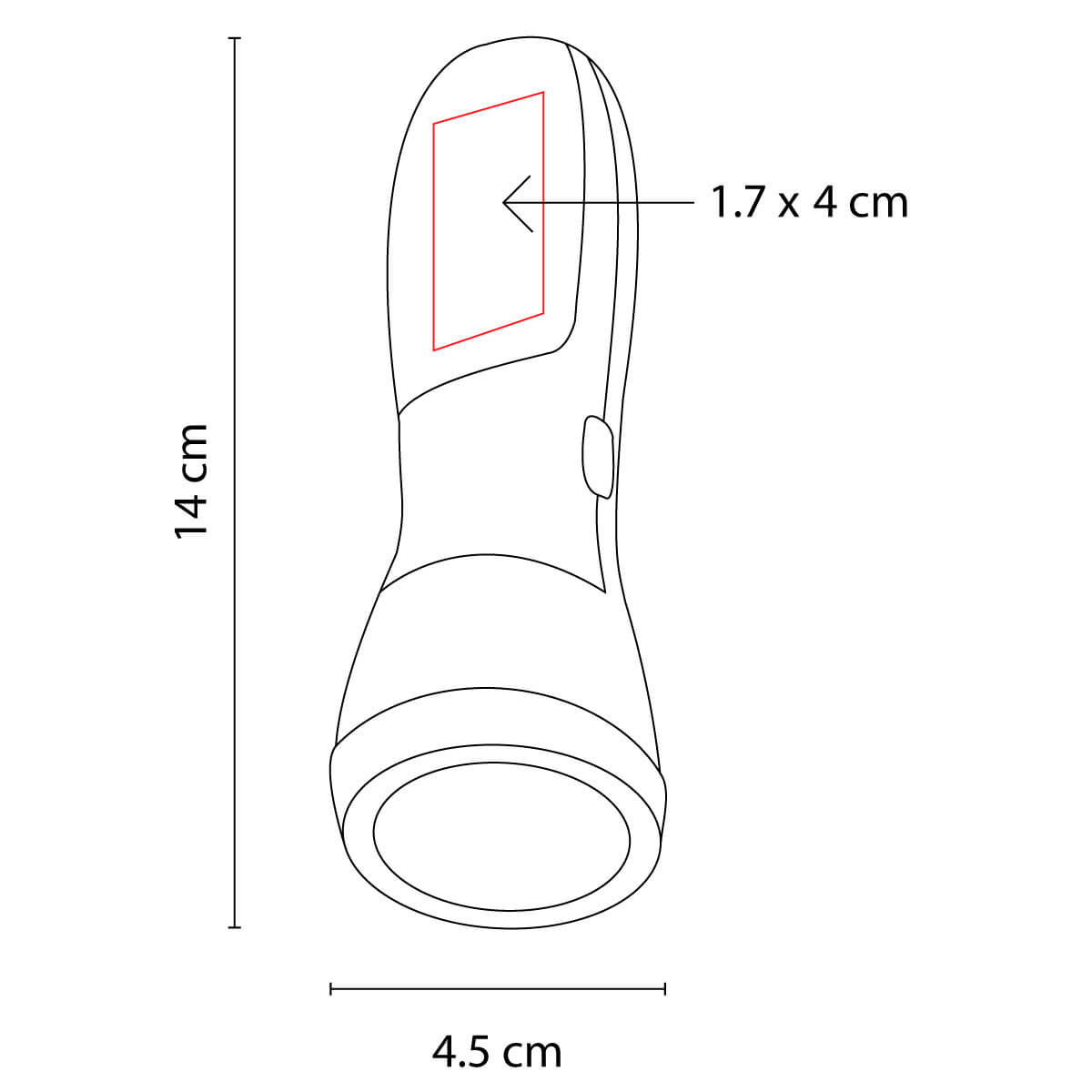 LAM 600 – Lámpara con Navaja Pathfinder (Plata / metal / plastico)