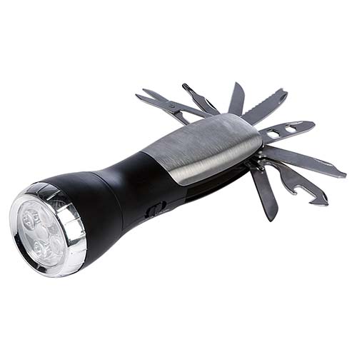 LAM 600 – Lámpara con Navaja Pathfinder (Plata / metal / plastico)
