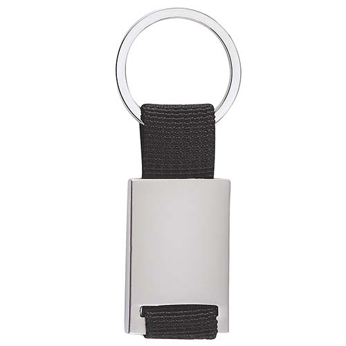 M 5813 N – Llavero Caspio Negro (Negro / metal / tela)