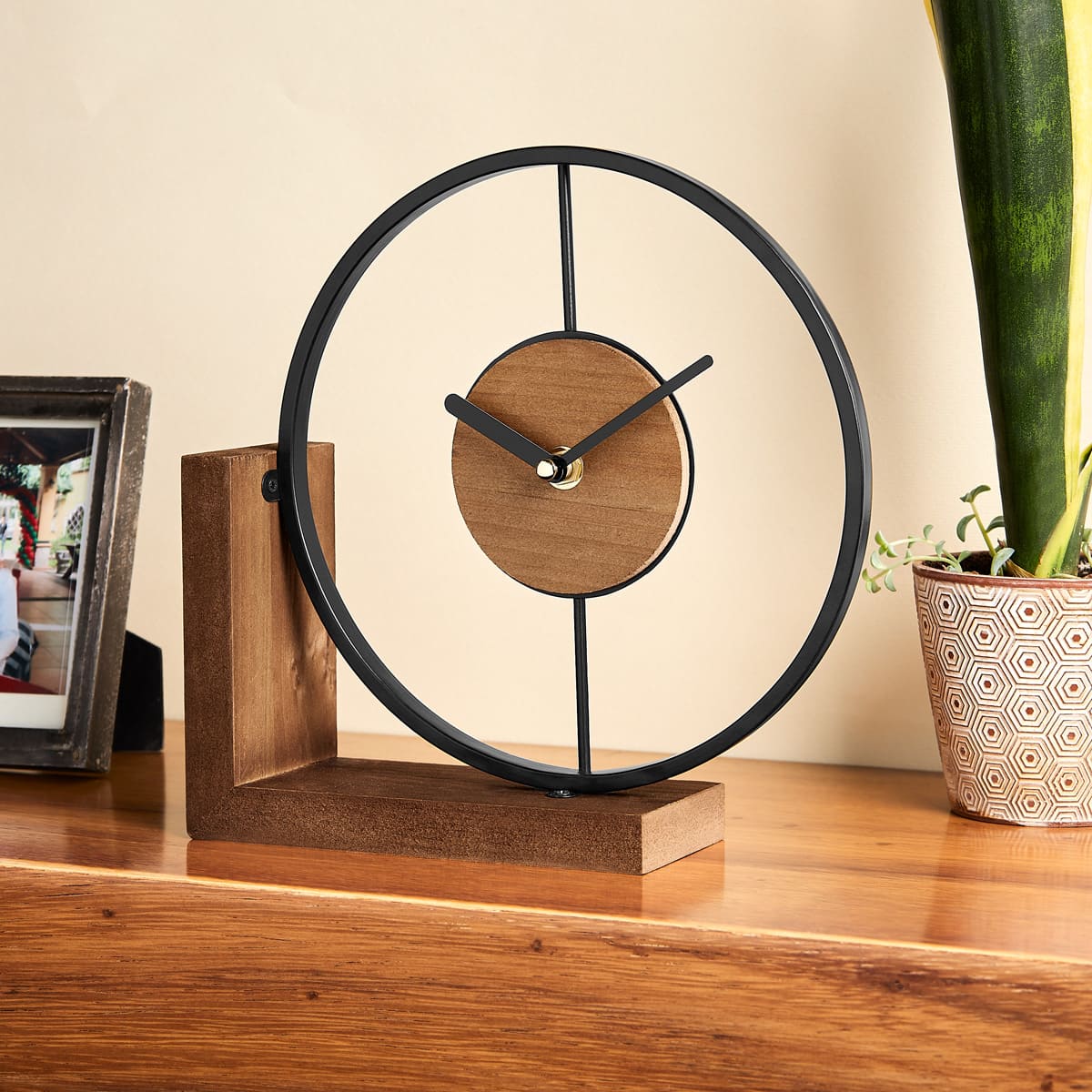 MK 016 C – Reloj Ocel (Cafe / madera / metal)