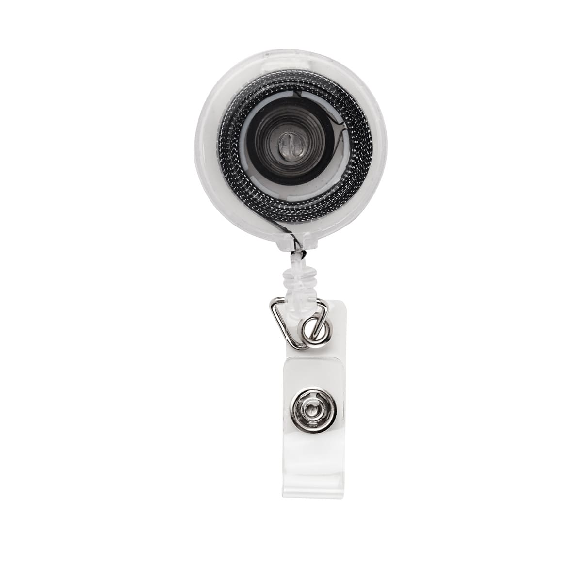 PRO 098 N – Portagafete Flexómetro Dot Negro (Negro / plastico)