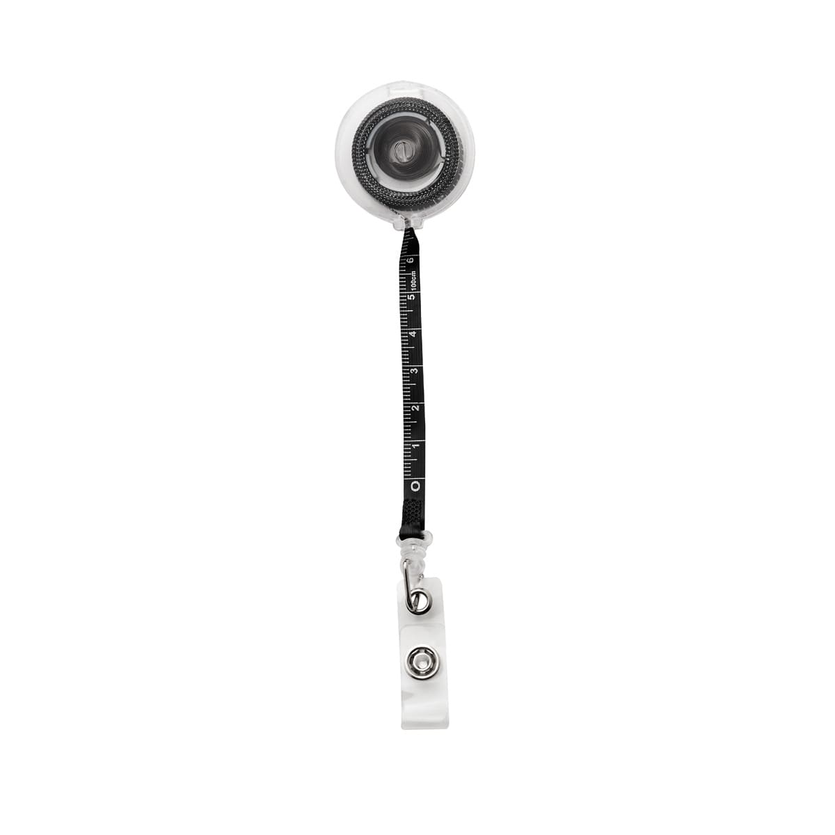 PRO 098 N – Portagafete Flexómetro Dot Negro (Negro / plastico)