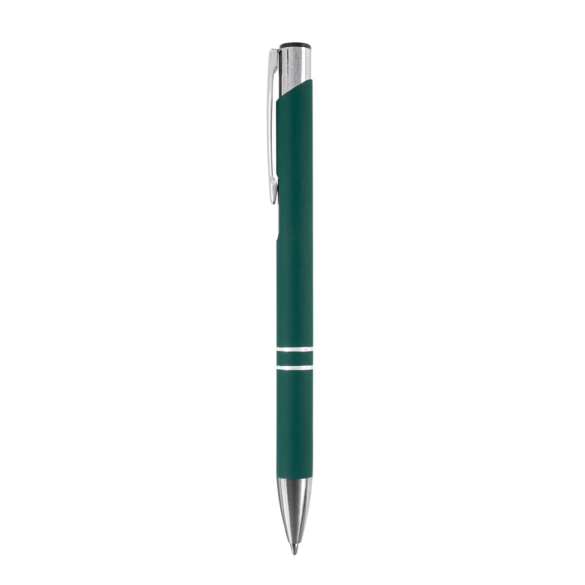 RQ 013 V – Bolígrafo Aros Verde (Verde / aluminio)