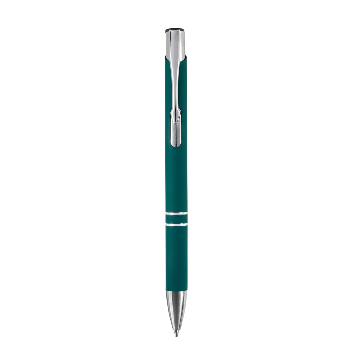 RQ 013 V – Bolígrafo Aros Verde (Verde / aluminio)