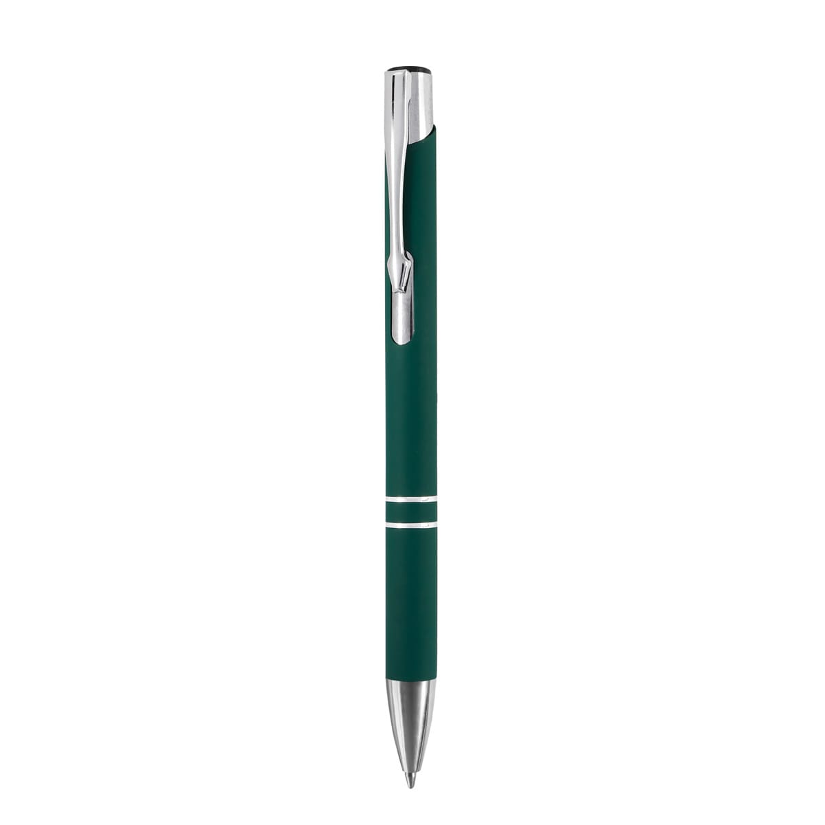 RQ 013 V – Bolígrafo Aros Verde (Verde / aluminio)