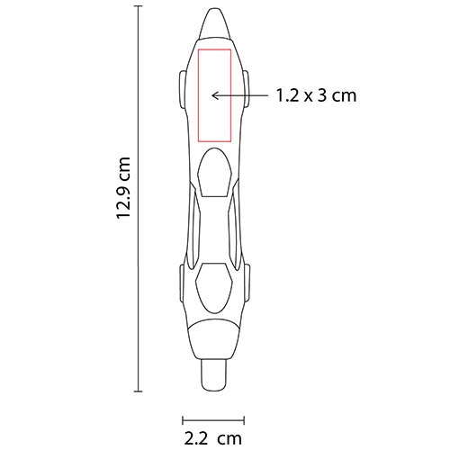 SH 8000 S – Bolígrafo Car (Plata mate / plastico)