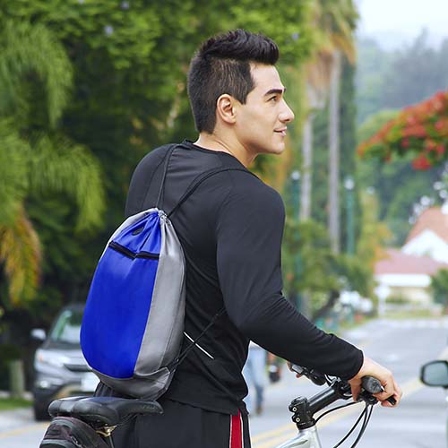 SIN 102 A – Bolsa-mochila Sunet Azul (Azul / poliester)