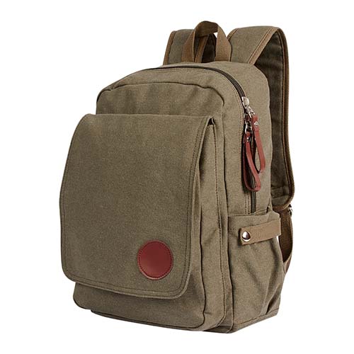 SIN 108 V – Mochila Tikal Verde (Verde / canvas)