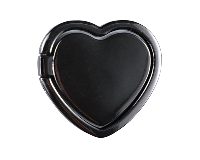 Anillo con Soporte para Celular en Forma de Corazón Lover A3087 Gris (Aleación de zinc)