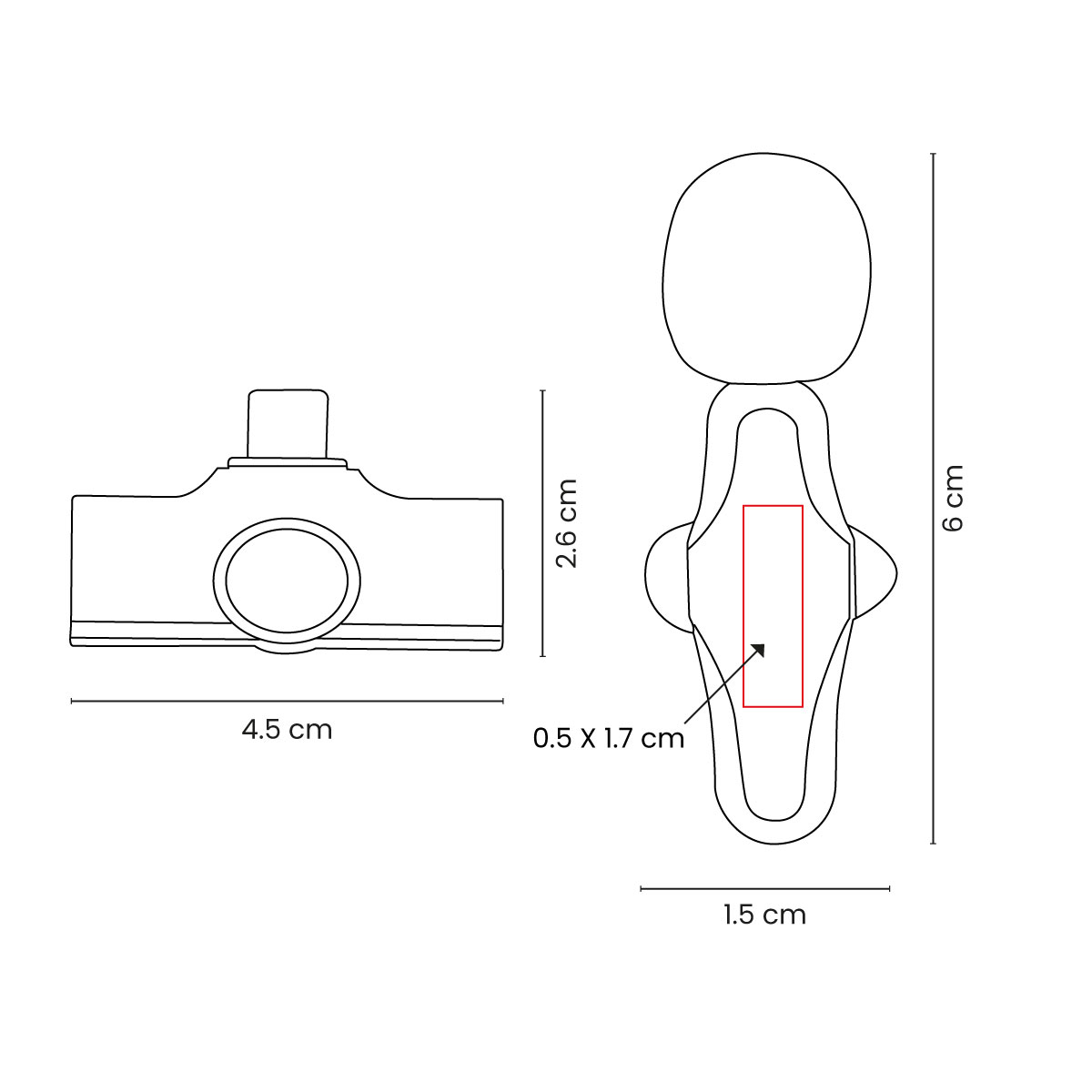CEL 064 N – Micrófono Fili Negro (Negro / plastico)