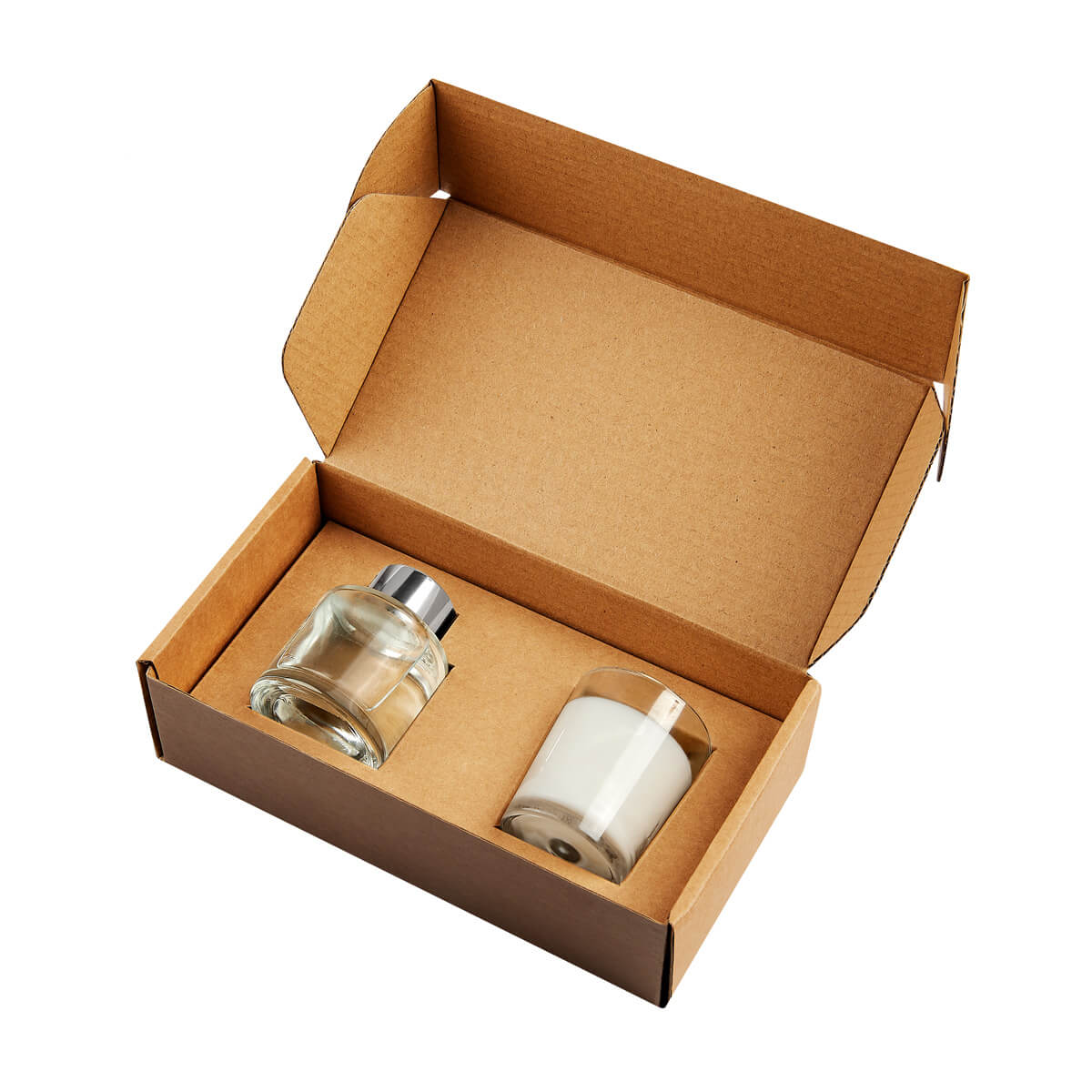KTC 950 B – Set de Hogar Alice Blanco (Blanco / vidrio / cera de soya / fibra de poliester / fragancia)