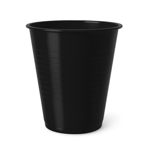 Vaso Party T 328 NEGRO (T328 – pet / polipropileno – articulo promocional)