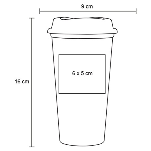 Vaso Sirena Pastel T 173 PS MENTA (T173ps – polipropileno – articulo promocional)
