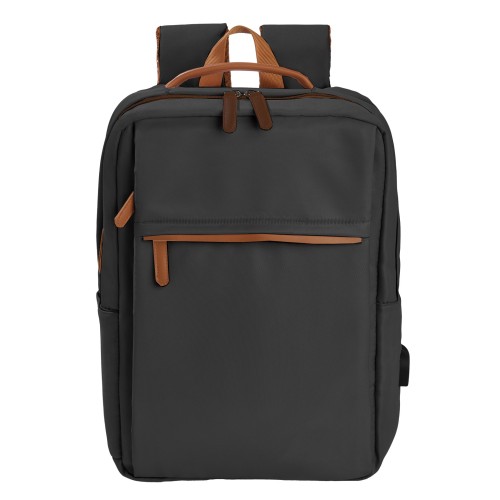 Mochila Norcia BL 288 NEGRO (BL288 – poliester – articulo promocional)