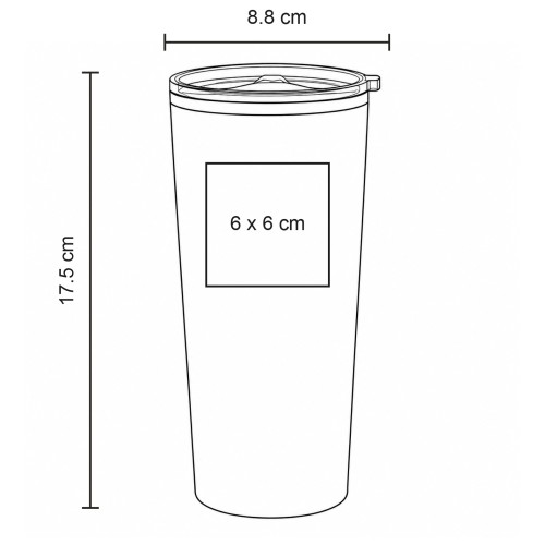 Termo Carich T 367 BLANCO (T367 – int plastico/ext plastico – articulo promocional)