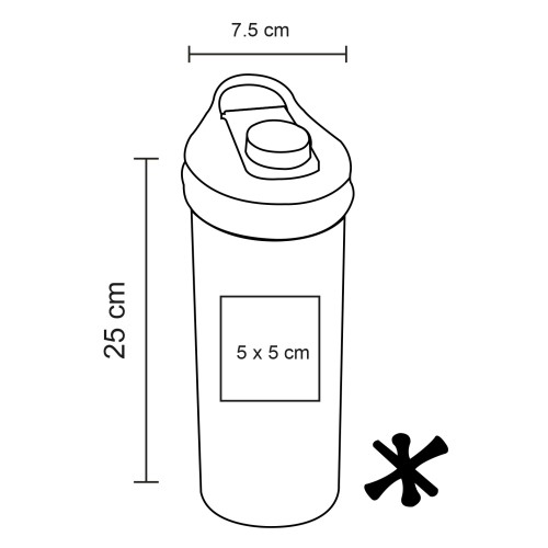 Cilindro Plastico Tairo T 322 ROSA (T322 – polipropileno – articulo promocional)
