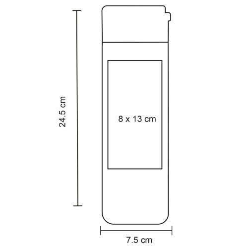 Cilindro Plastico Zenit T 319 BLANCO SOLIDO (T319 – pet / polipropileno – articulo promocional)