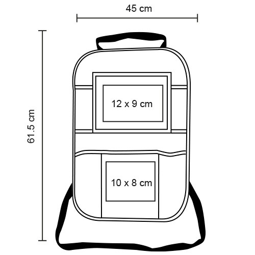 Accesorio Auto Carbox HR 062 NEGRO (HR062 – poliester – articulo promocional)