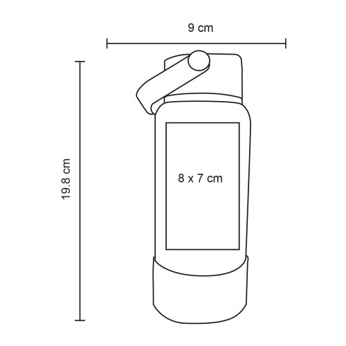 Cilindro Plastico Vigo T 324 AZUL (T324 – pet / polipropileno – articulo promocional)