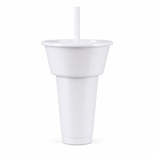 Vaso Kirby T 373 BLANCO (T373 – pet/polipropileno – articulo promocional)