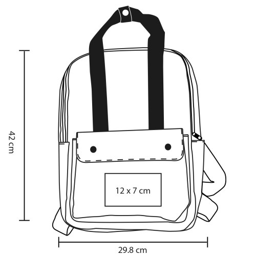 Mochila Wayne BL 358 MORADO (BL358 – poliester – articulo promocional)