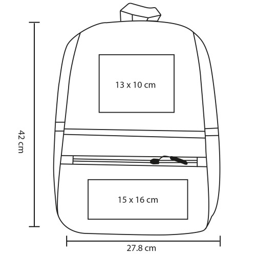 Mochila Luzardo BL 362 GRIS (BL362 – poliester – articulo promocional)