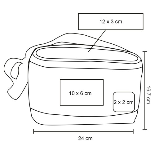 Lonchera Haynes LON 072 NEGRO (LON072 – poliester/curpiel – articulo promocional)