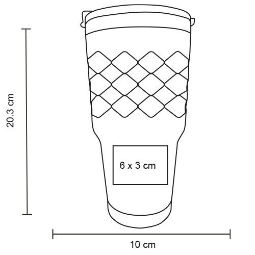 Termo Rost T 293 BLANCO (T293 – int acero inoxidable/ext acero inoxidable – articulo promocional)