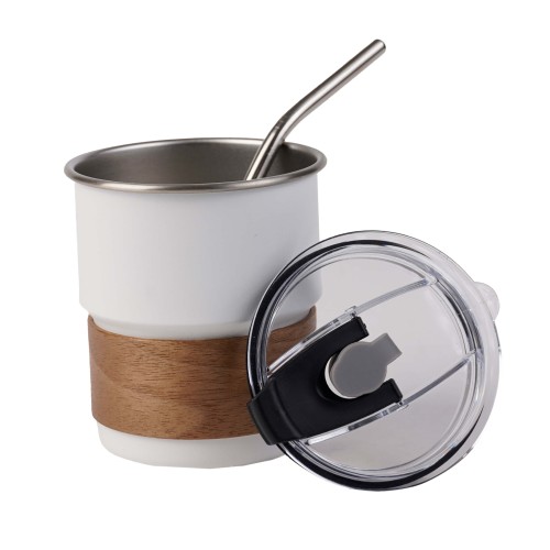 Vaso Drip T 294 BLANCO (T294 – acero inoxidable – articulo promocional)