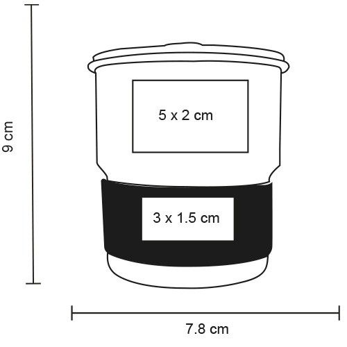 Vaso Drip T 294 NEGRO (T294 – acero inoxidable – articulo promocional)